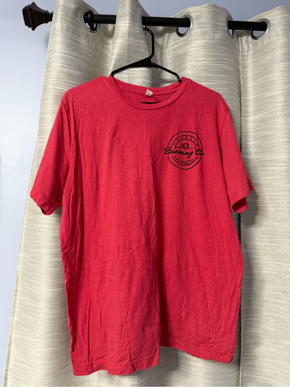 Hearsay Brewing Company Red Short Sleeve Tee